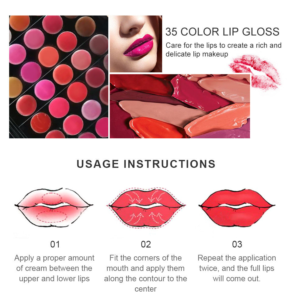 Cross-border Makeup 177 Color Eye Shadow Blush Lip Gloss Nourishing Multifunctional Set Face