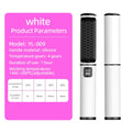 Anion LCD USB Charging Straight Comb Negative Ion Lazy Hair Straightener Curly Hair Dual-use Broken Hair Finishing
