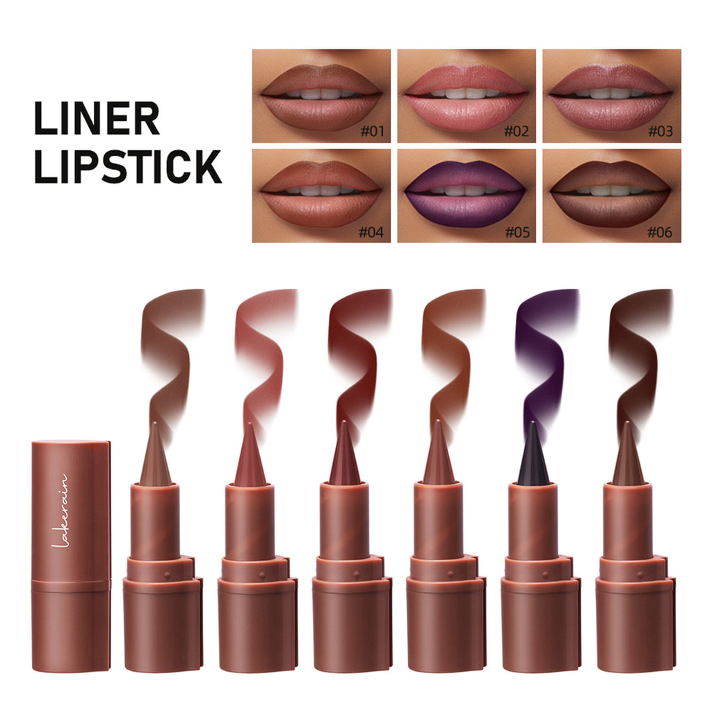 Lakerain Lipstick Lip Liner No Stain On Cup Moisturizing Matte