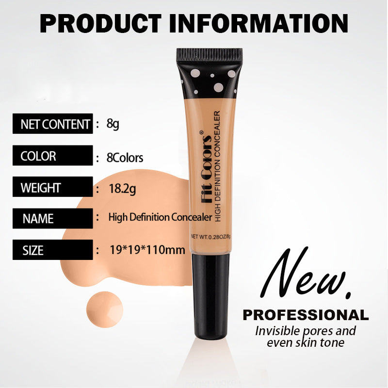 Fit Colors 8-color Hose Concealer Concealer Nourishing Nourishing Liquid Foundation Dark Circles Pock Mark