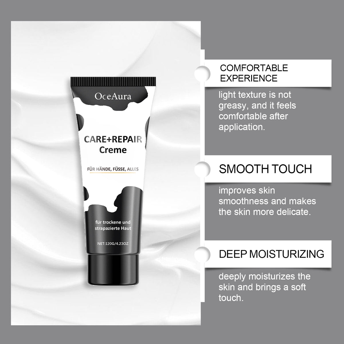 OceAura Body Cream Moisturizing Care Lasting