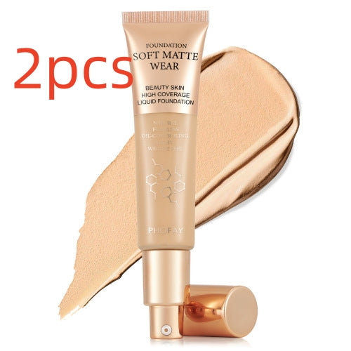 Phofay Long-lasting Concealer Foundation For Oily Skin That Doesn't Cake