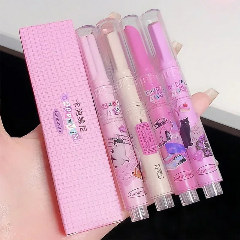 Cappuvini Full Lips Mirror Water Light Fading Lip Lines Moisturizing And Nourishing Lipstick