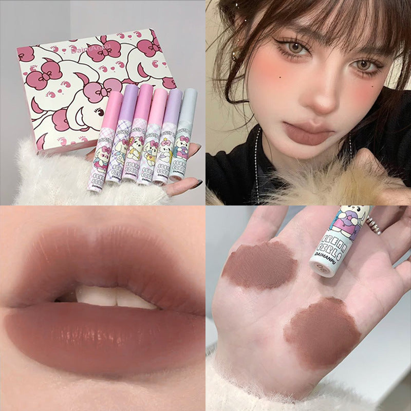 DaimAnpu Soft Cute Rabbit Lip Glaze Set