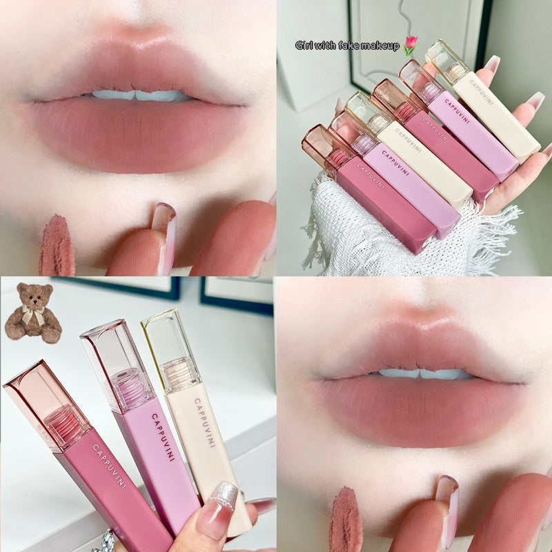 Cappuvini Makeup White Lipstick Lip Glaze