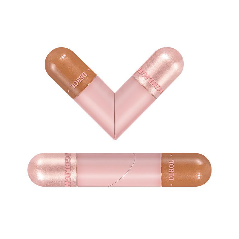Derol Double-headed Face Lift Cream Foldable Tube Body Two-color Combination Base