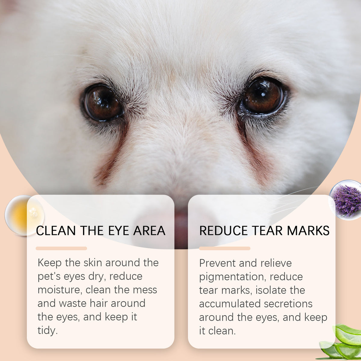 Yegbong Household Mild Pet Tears Cleaning Cream