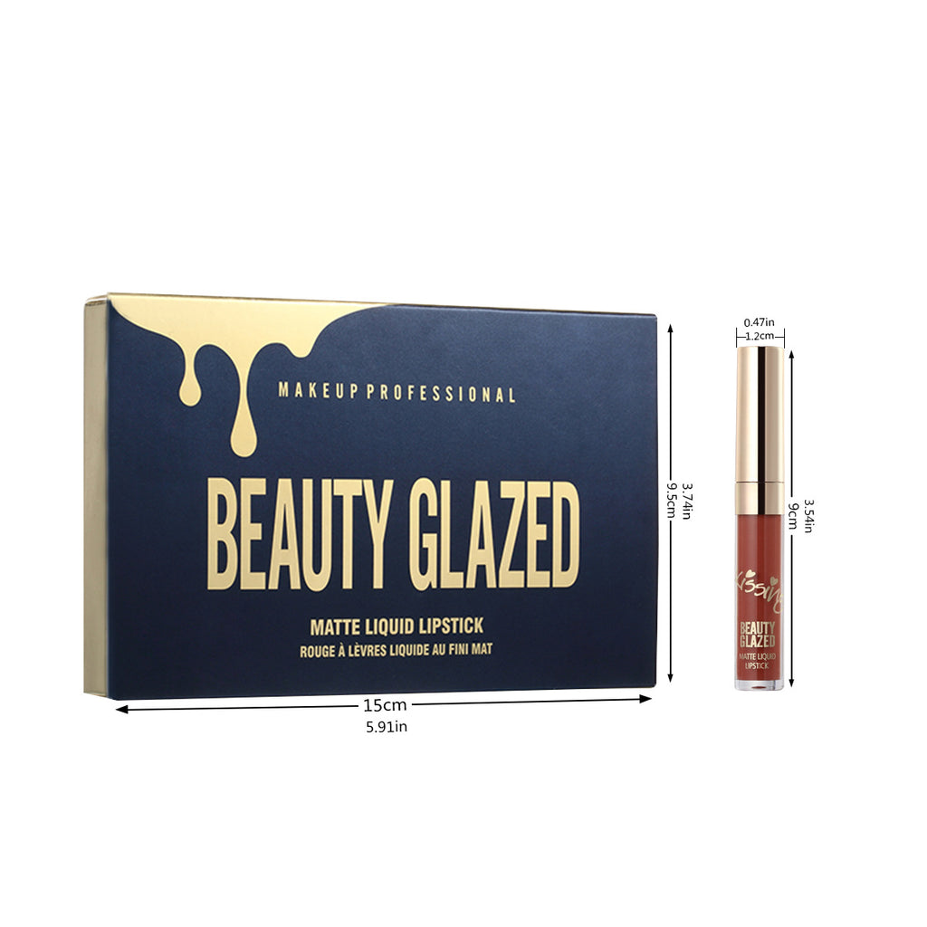 Kissing Beauty glazed 6 lipstick set