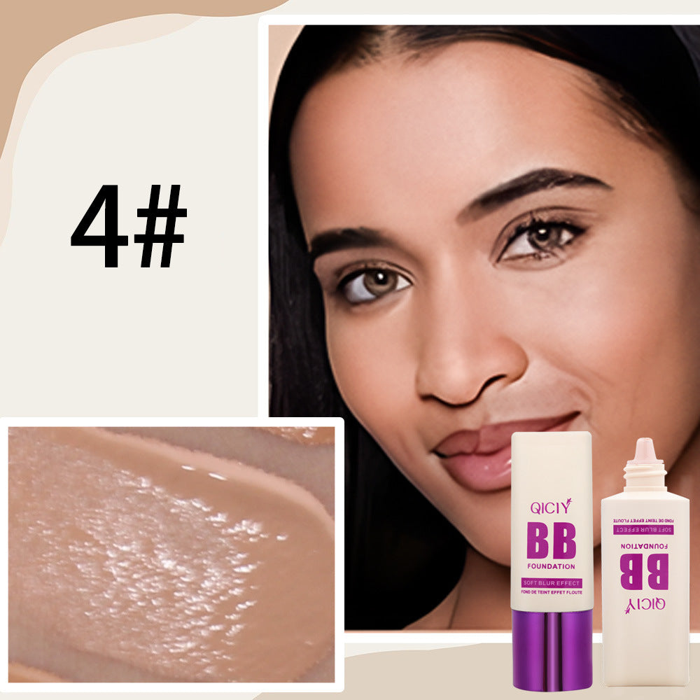 Qiciy Feeding Bottle Liquid Foundation Concealer Brightening Nourishing