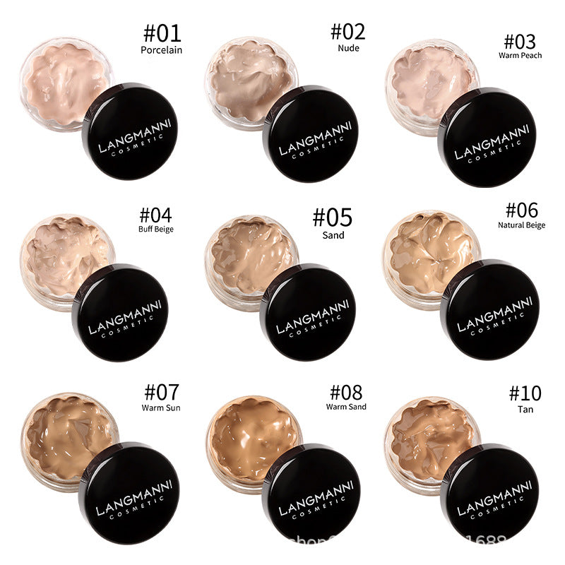 Langmanni Makeup Foundation Waterproof Smear-proof Concealer
