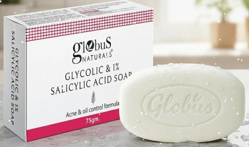 Globus Naturals Rice Ceramide, Glycolic Salicylic Acid, Kojic Acid and Saffron-Sandalwood 325gm (Pack of 4) Combo