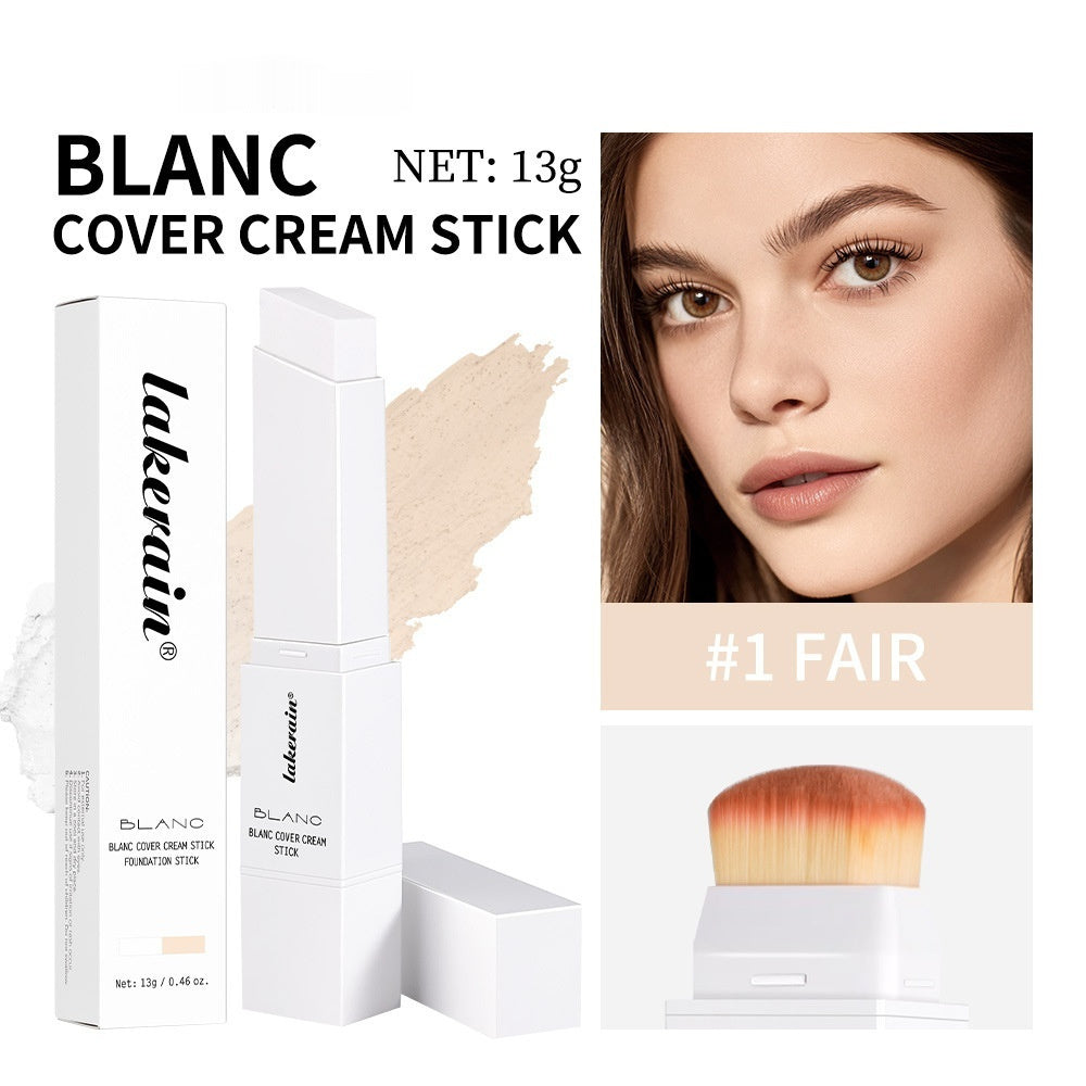 Lakerain Natural Concealer Long-lasting Double-headed Stick Foundation