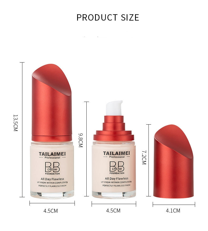 Tailaimei Liquid foundation 3 in 1 brightening moisturizing concealer