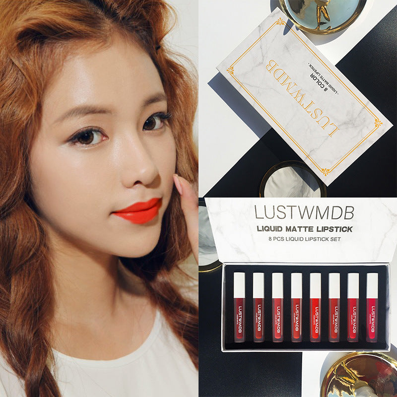 LUSTWMDB Marble lip glaze set