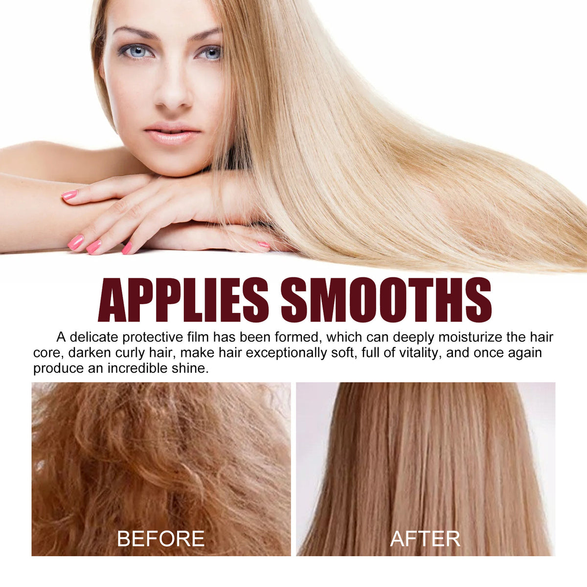 Jaysuing Hair Nourishing Damaged Dry Manic Moisturizing Soft Hair Conditioner