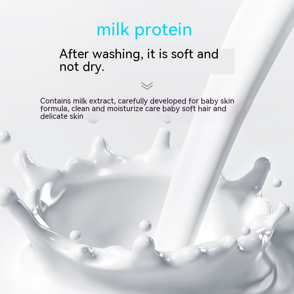 Bioaqua Baby Milk Moisturizing Hair & Body Shampoo Skin Moisturizing