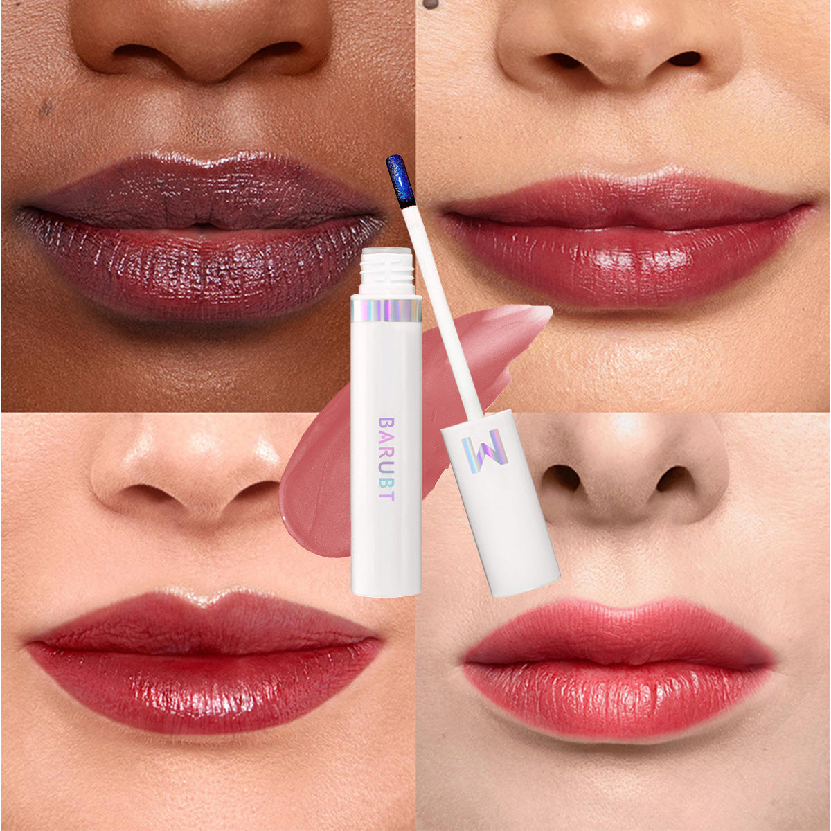 Barubt Long Lasting Waterproof Colorfast Nonstick Cup Mouth Matte Finish Color Retention Lip Lacquer