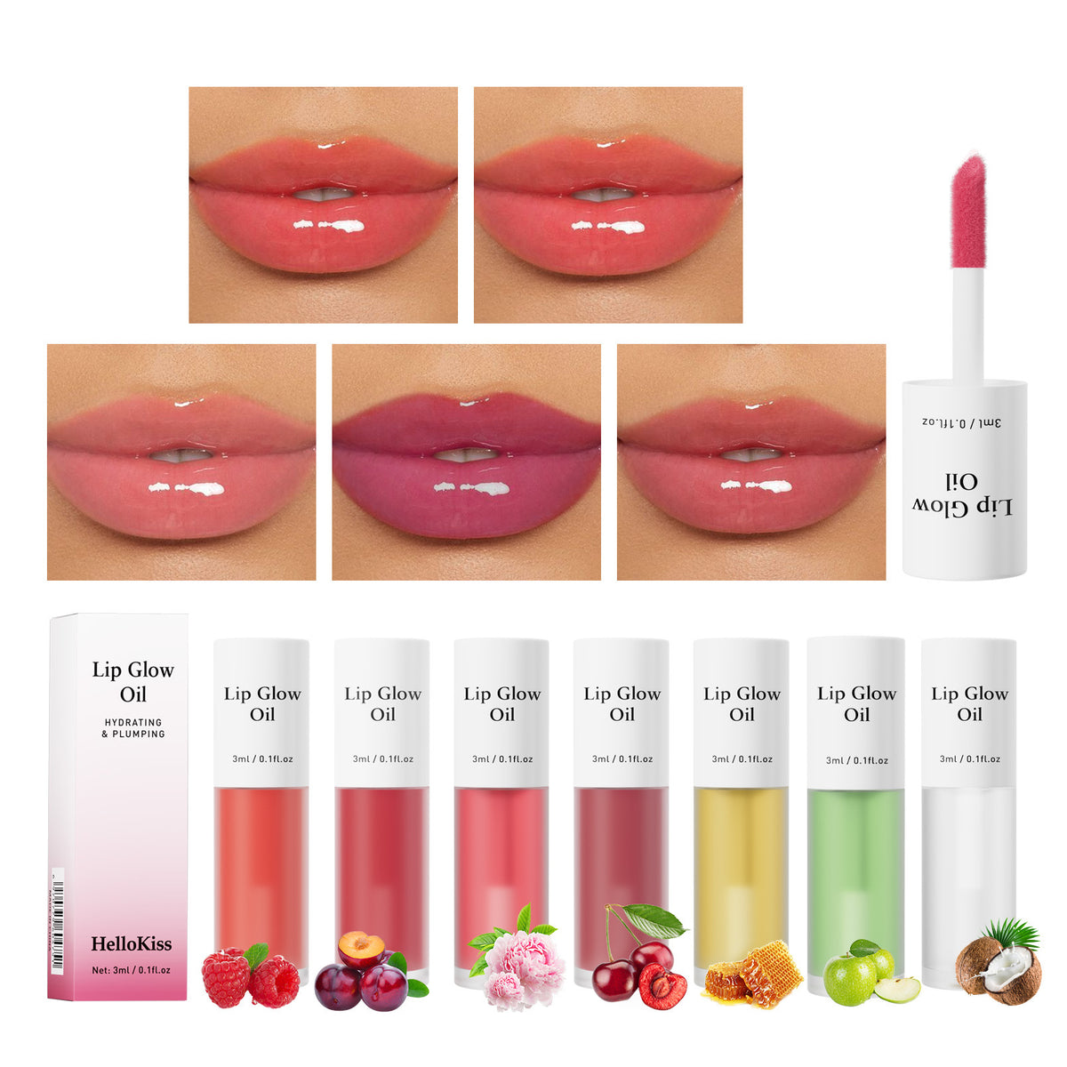HelloKiss Water Light Moisturizing Fruit Flavor Lip Gloss