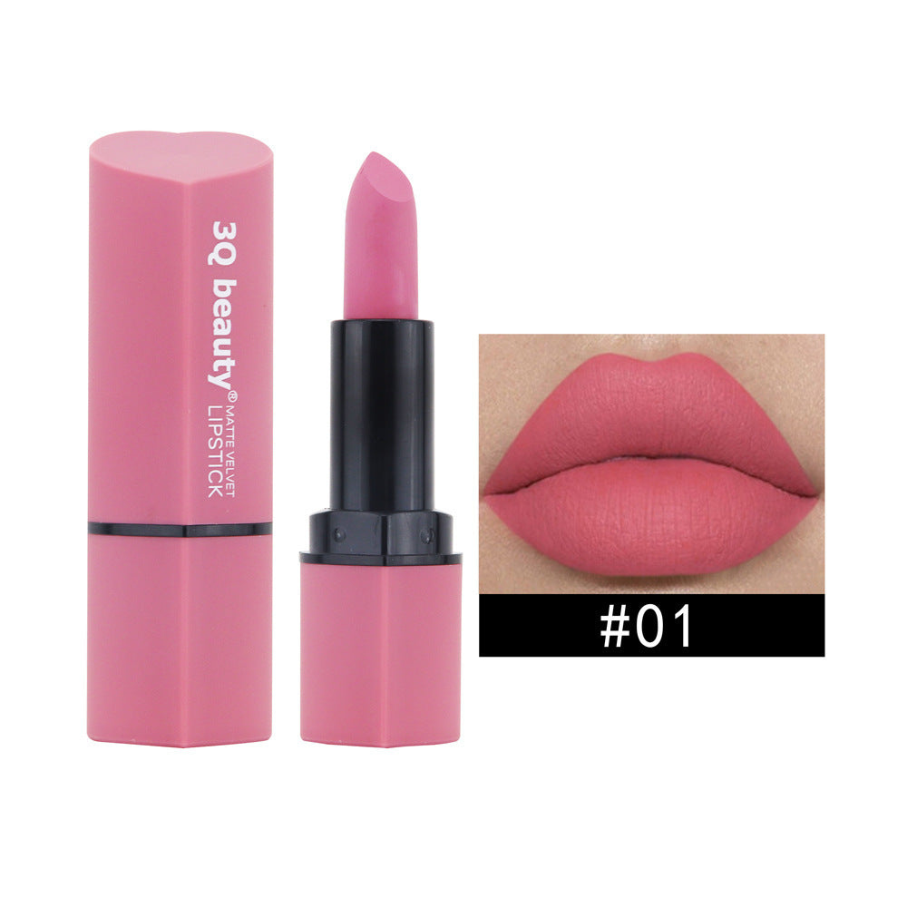 3Q Beauty Fashion Student Party Multicolor Nude Lipstick