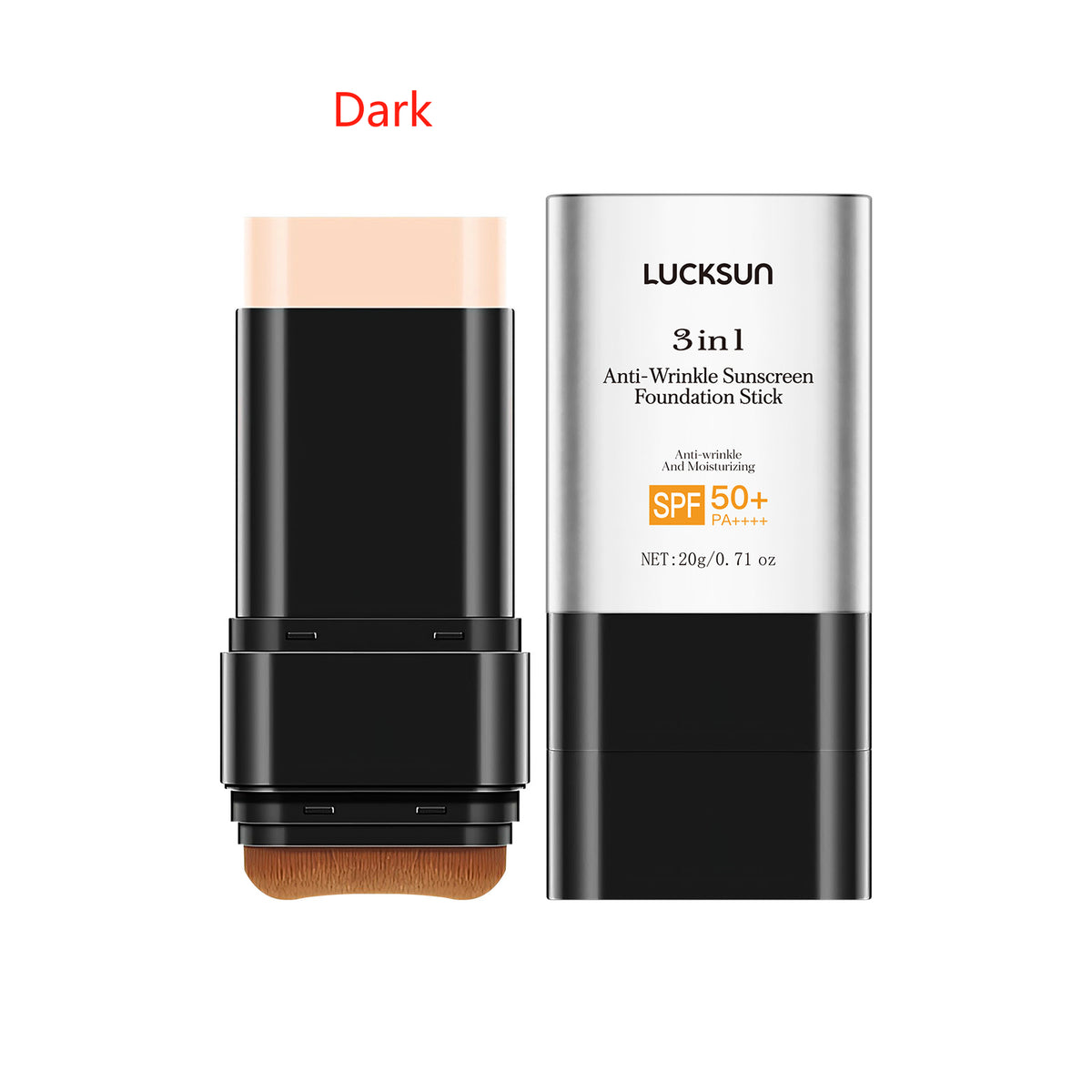 Luckson Three-in-one Anti-wrinkle Natural Long Lasting Concealer UV Protection Foundation Cream