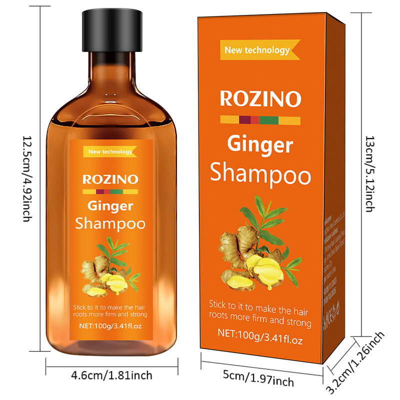 Rozino English Ginger Shampoo Anti-itching Refreshing Oil Control Anti-dandruff And Hair Fixation