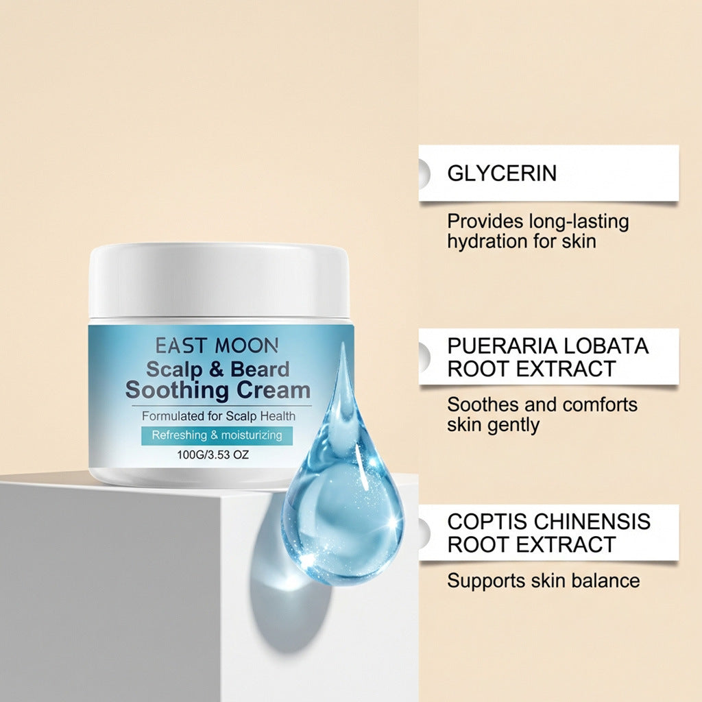 East Moon Scalp And Beard Soothing Cream