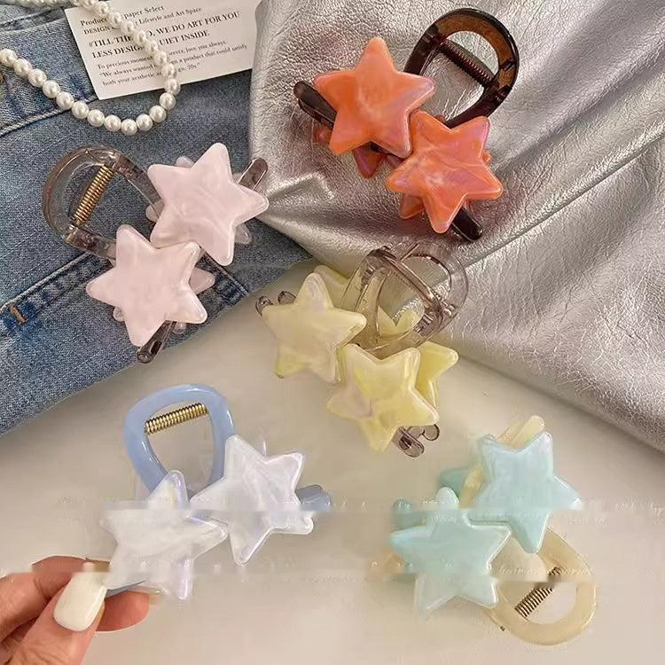 Cute Pentagram Star Shark Fish Clip