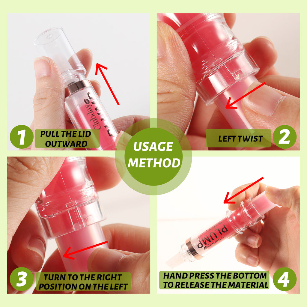 Clubday Plump Nourishing Moisturizing Mirror Lip Gloss Water Light Full Lips Syringe
