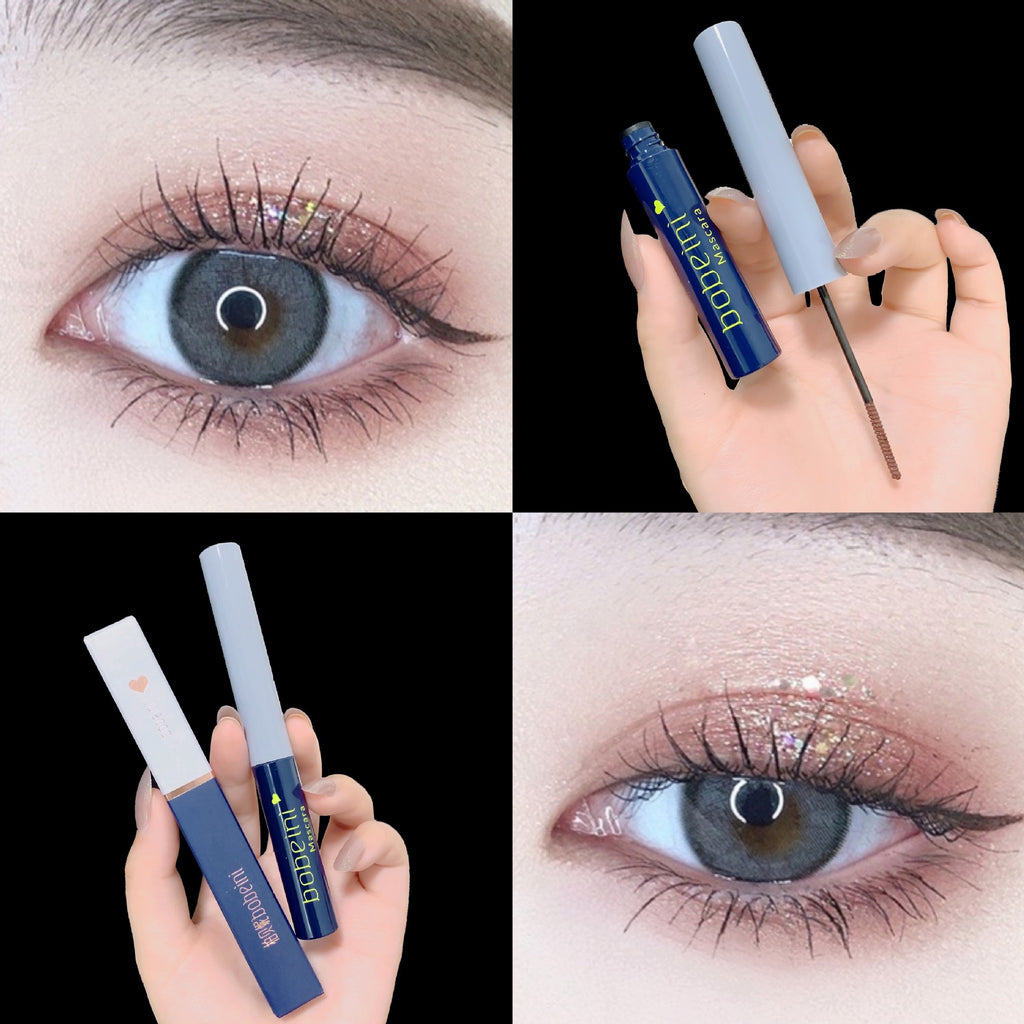 Bobeini Mascara Waterproof Long Curling Thick Not Easy To Smudge