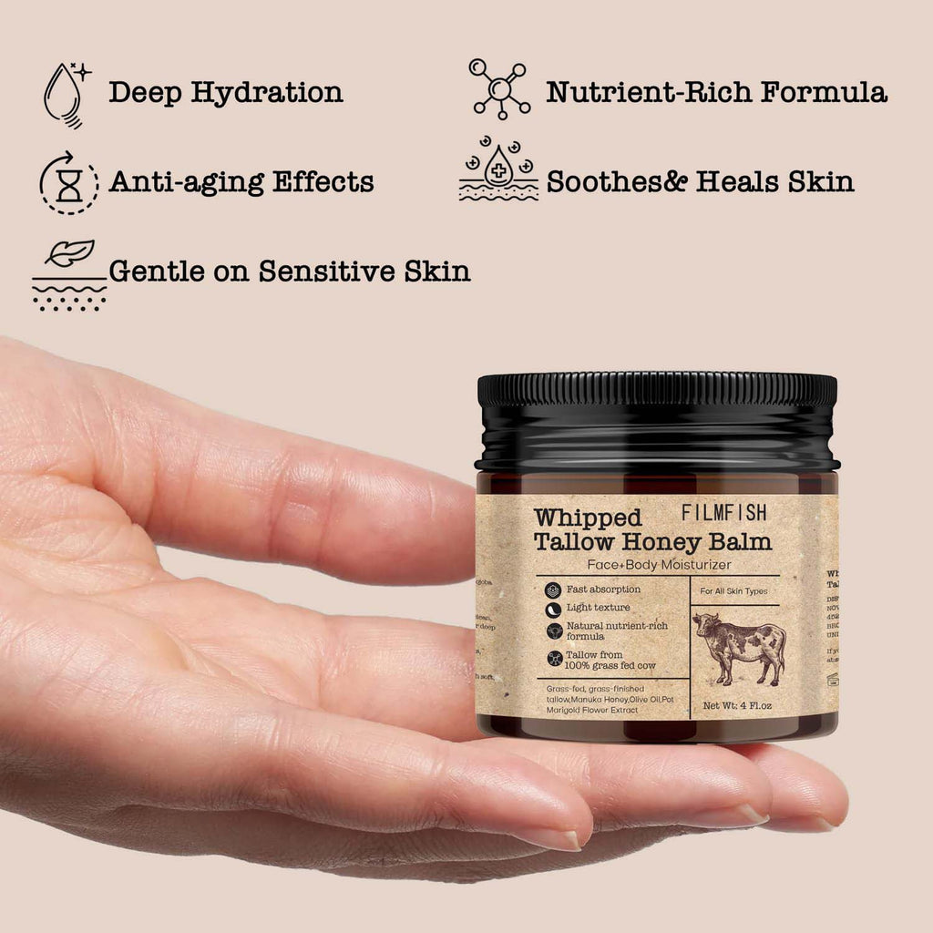 Whipped Bee Grass-fed Tallow Cream