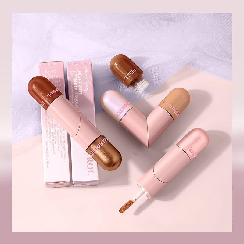 Derol Double-headed Face Lift Cream Foldable Tube Body Two-color Combination Base