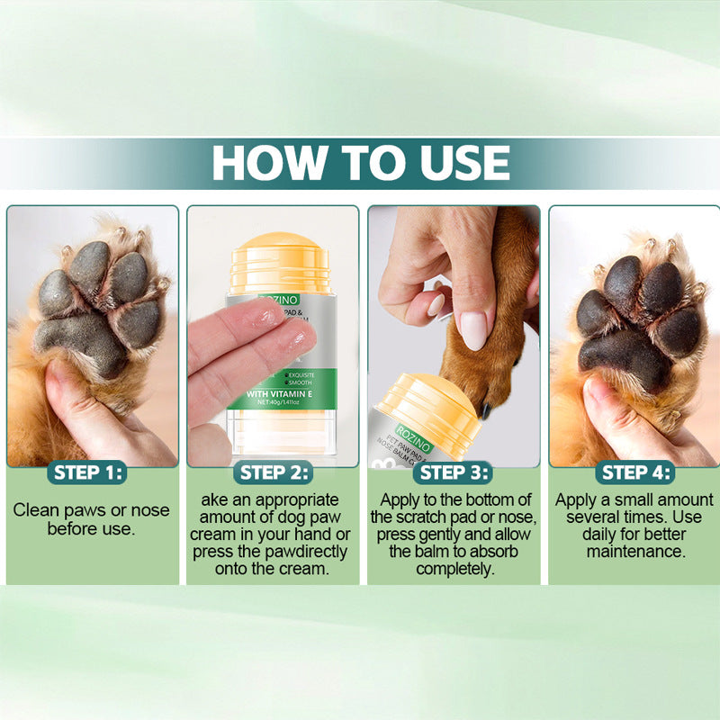 Rozino Pet Paw Neck Cream Fragrant Nose Cream Green Tea