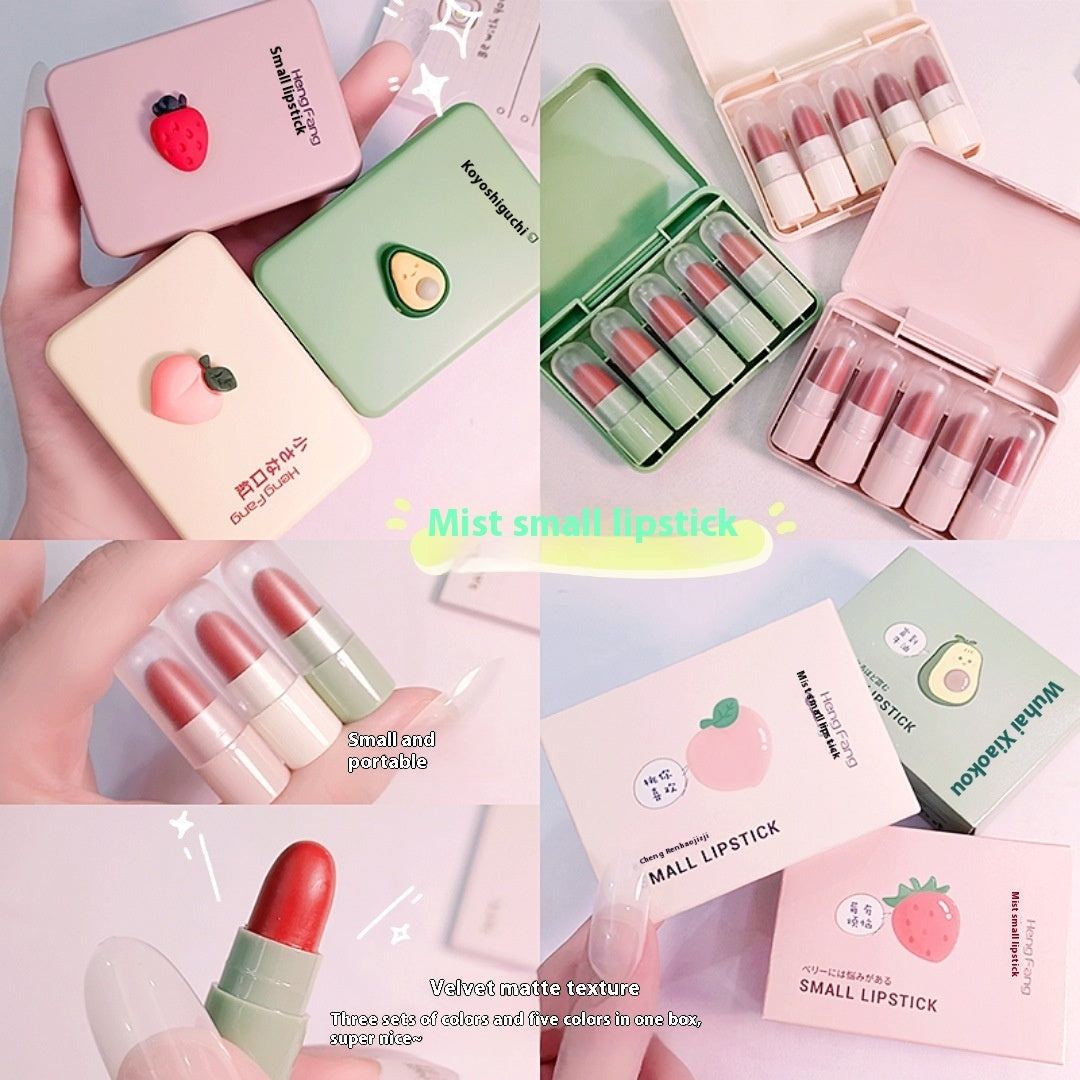 HengFang Fog Feeling Capsule Lipstick Matte Finish White Sample