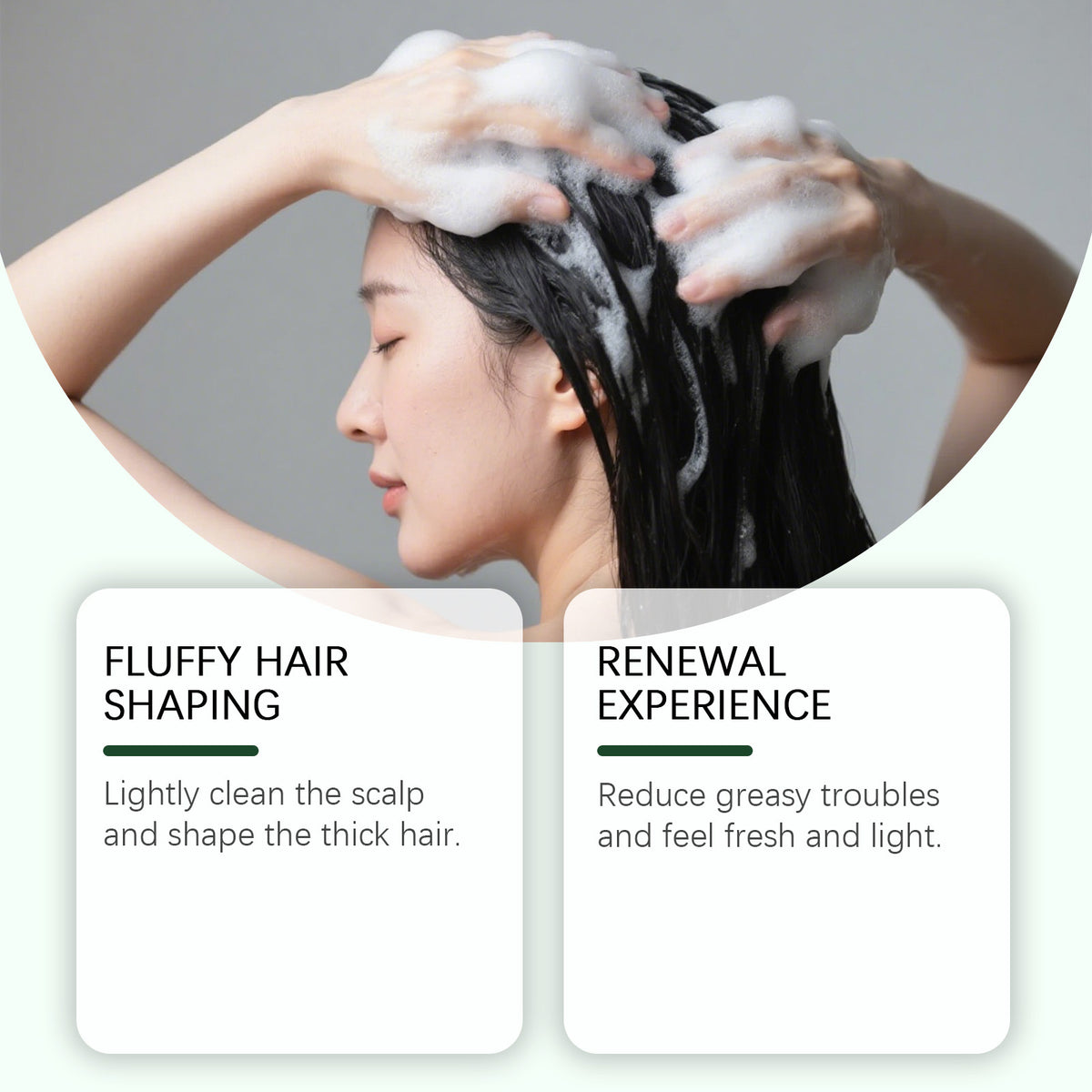 HoeGoa Rosemary Care Gentle Cleansing Nourishing Scalp Natural & Fluffy Shampoo Hair Care