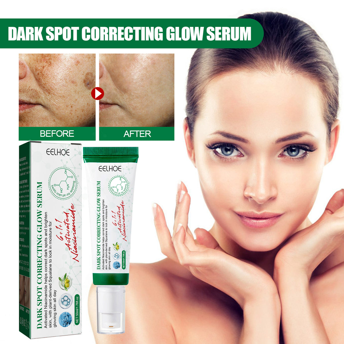 Eelhoe Fade Spots Brightening Skin Beauty Repairing Toner