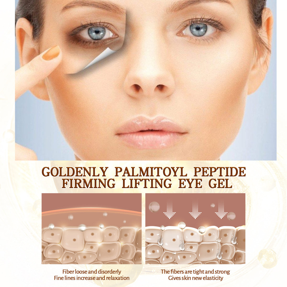 Eelhoe Gold Palm Eye Tightening Cream Moisturizing