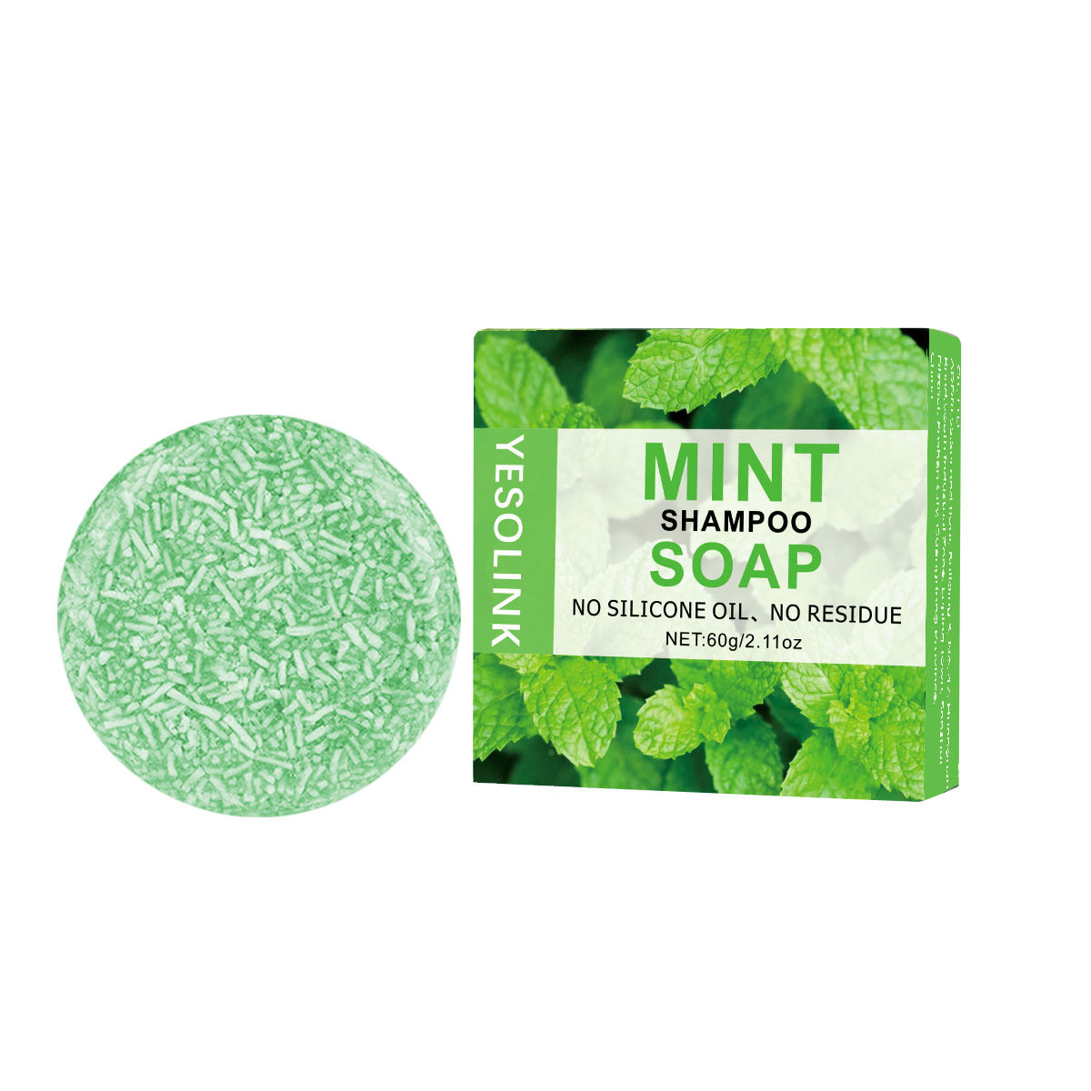 Yesolink Polygonum Multiflorum Black Sesame Bamboo Charcoal Shampoo Soap