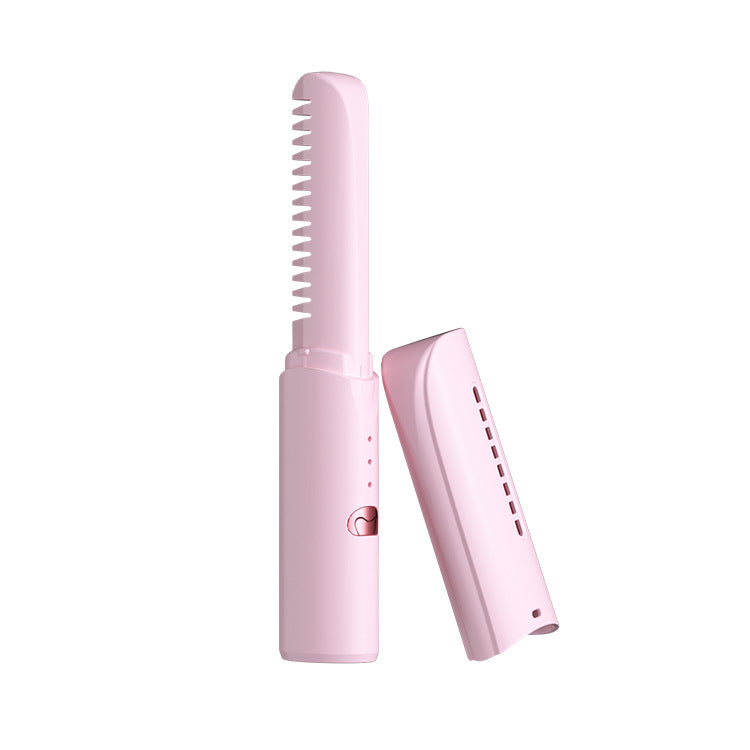 Mobile Heat Comb Wireless Straight Hair Comb Household Multi-functional Mini Portable Female