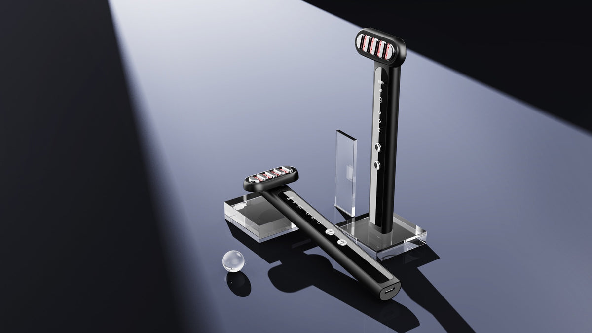 Lezim Head Rotatable Pulse Beauty Instrument