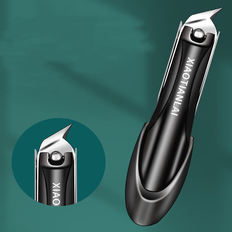Xiaotianlia High-end Nail Scissors Single Nail Clippers Set Anti-splash Oblique Mouth Large Nail Clippers