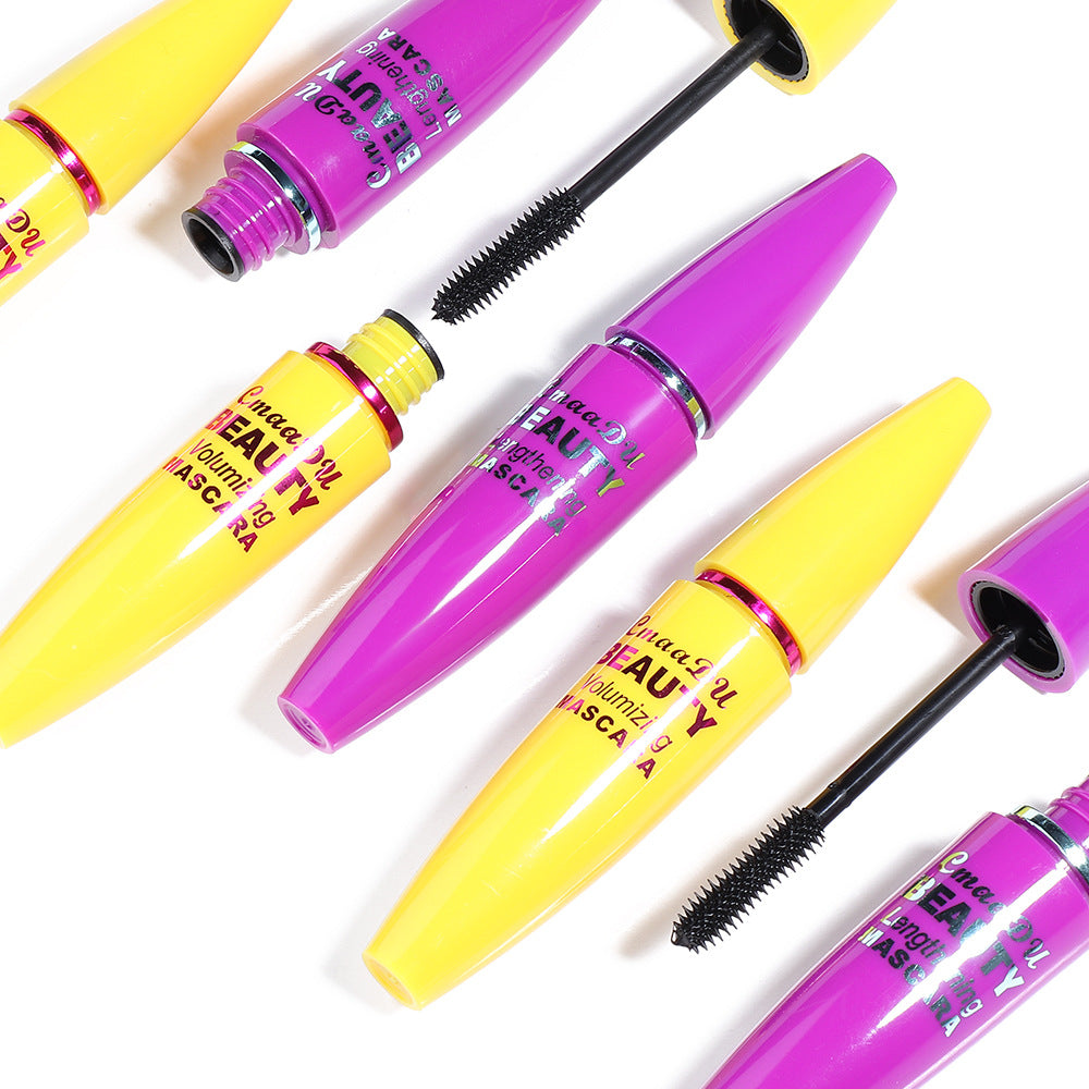 CmaaDU 4D Mascara Kit Thick Waterproof Long Lasting
