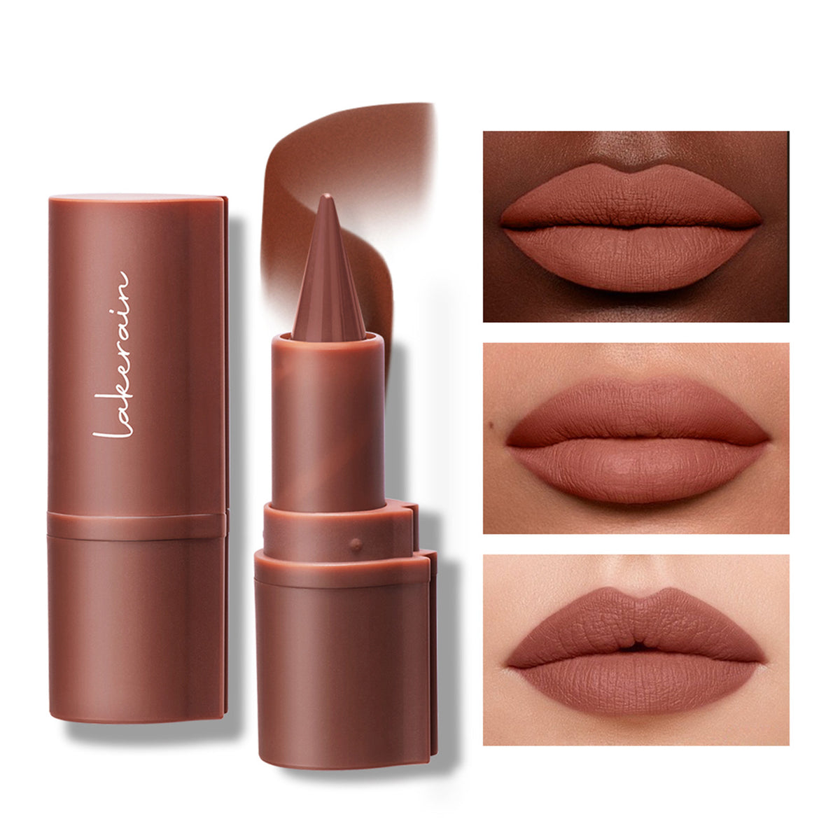 Lakerain Lipstick Lip Liner No Stain On Cup Moisturizing Matte