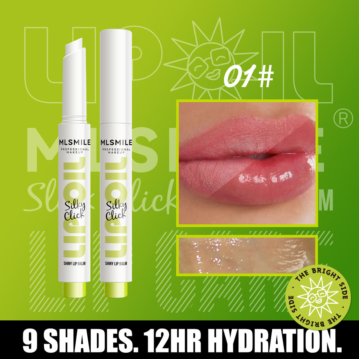 MLSmile Makeup 9 Color Press Lipstick Solid Lipstick