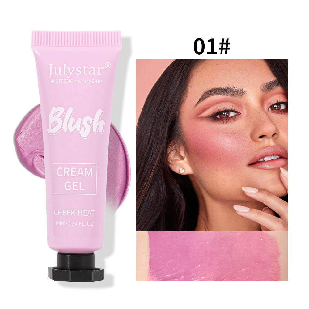 Julystar Beauty Multi-color Matte Expansion Color Blusher Natural Thin And Glittering Highlight Nourishing