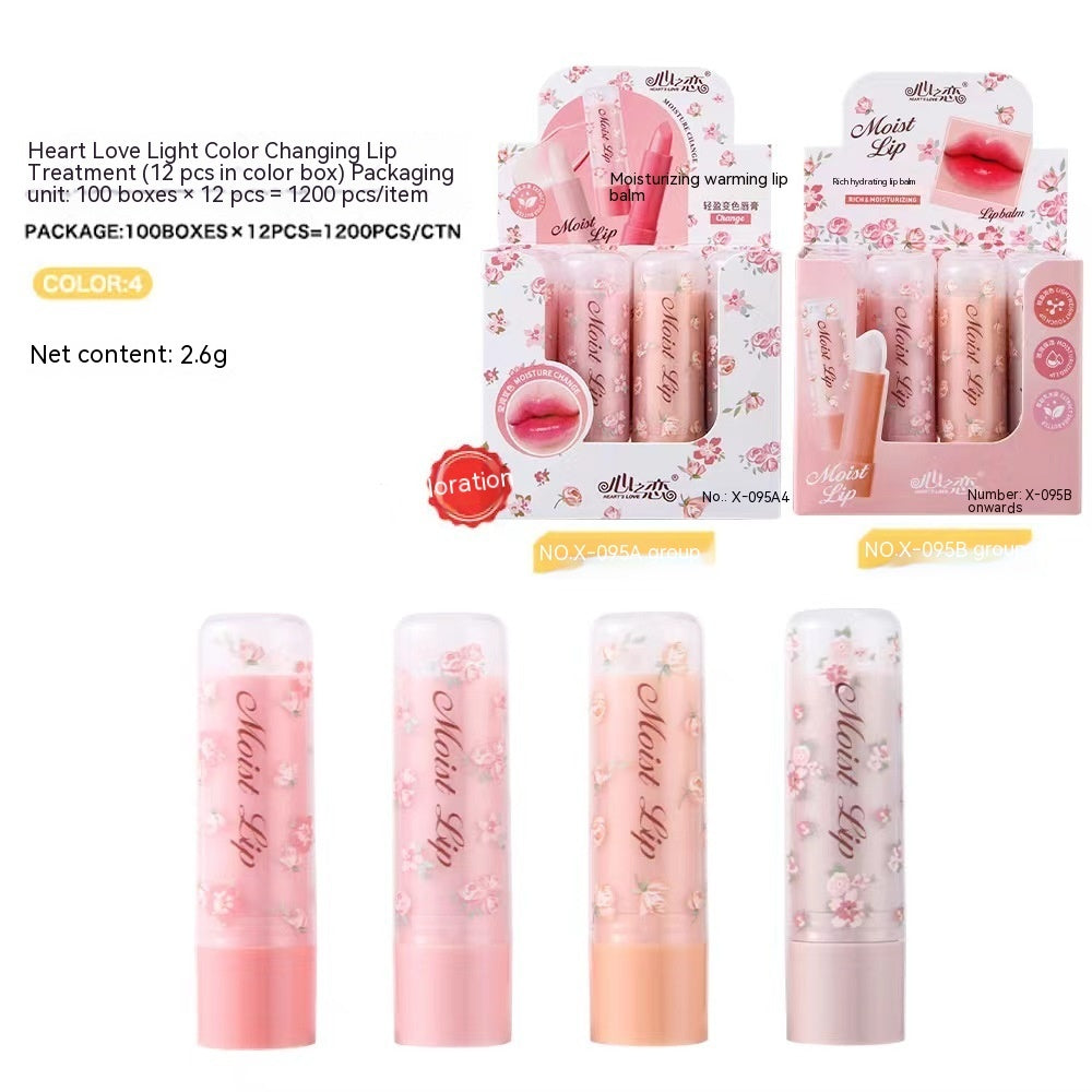 Heart's Love Lip Gloss Transparent Ball Fade Lip Lines Anti-chapping