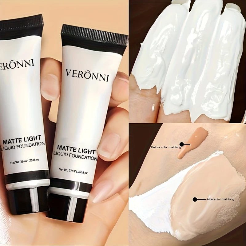 Veronni Pure White Foundation COS Stage Makeup Concealer Long-lasting And Smudge-proof