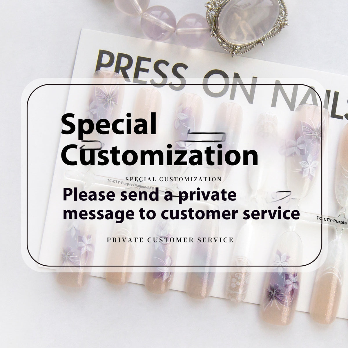 Press On Nails Chinese Style Traditional Butterfly Oval Almond Prefabricated Nail Art