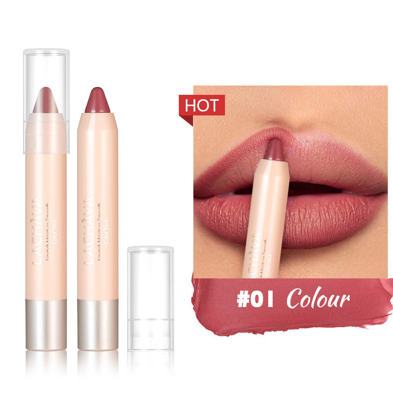 Lachava 8-color Matte Lipstick Pen Waterproof No Stain On Cup