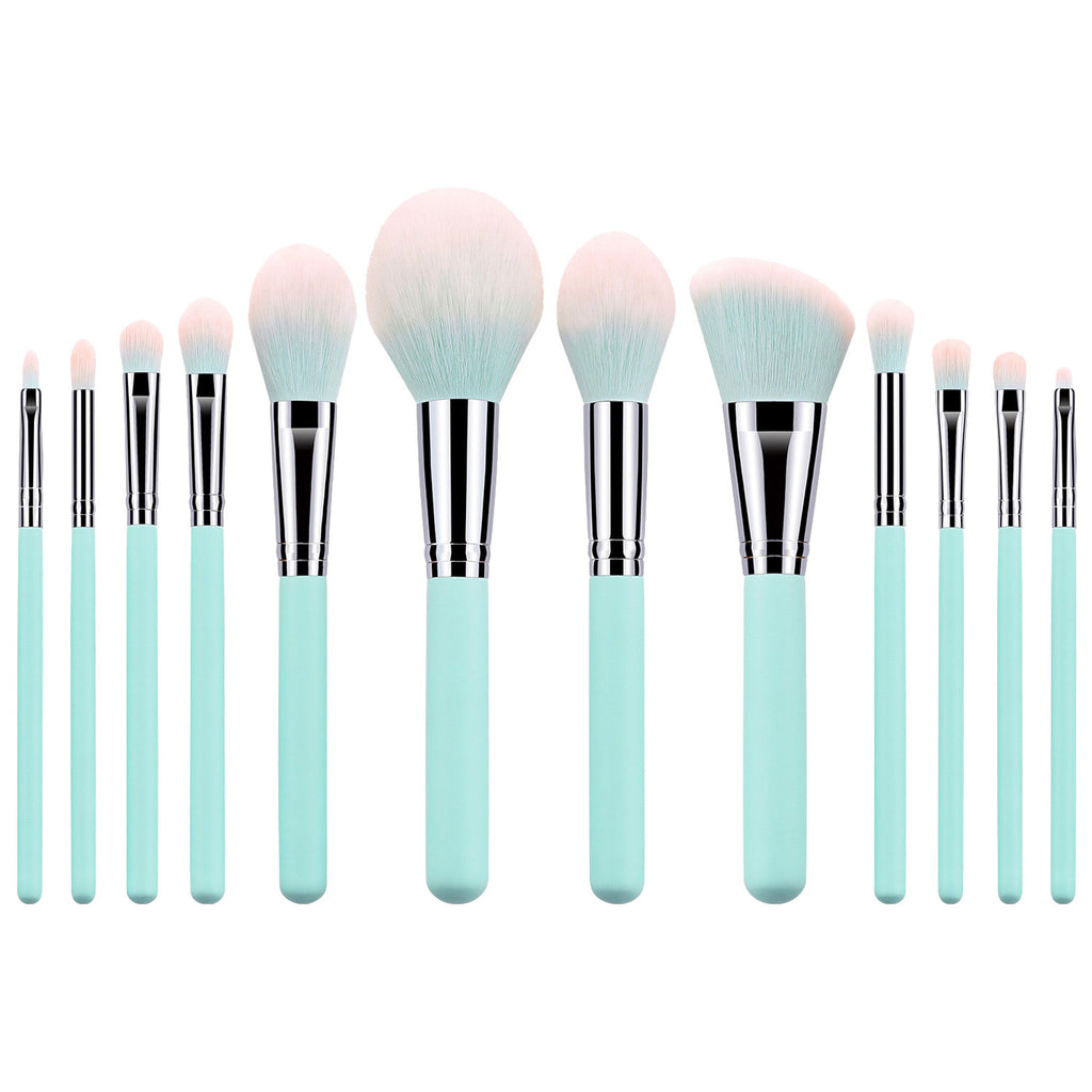 Light Blue Handle Makeup Soft Soft Hair Foundation Eye Shadow Brush