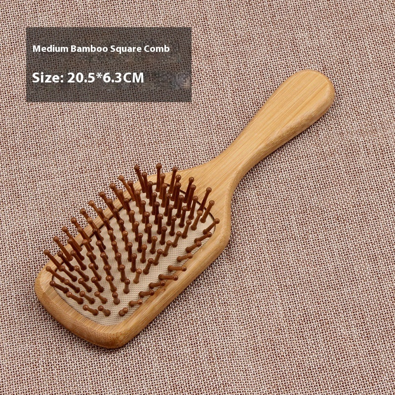 Air Cushion Comb Household Massage Scalp Meridian Wood Comb Anti-Static Hair Styling Air Bag Comb